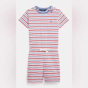 Polo Ralph Lauren Girls Striped Romper
